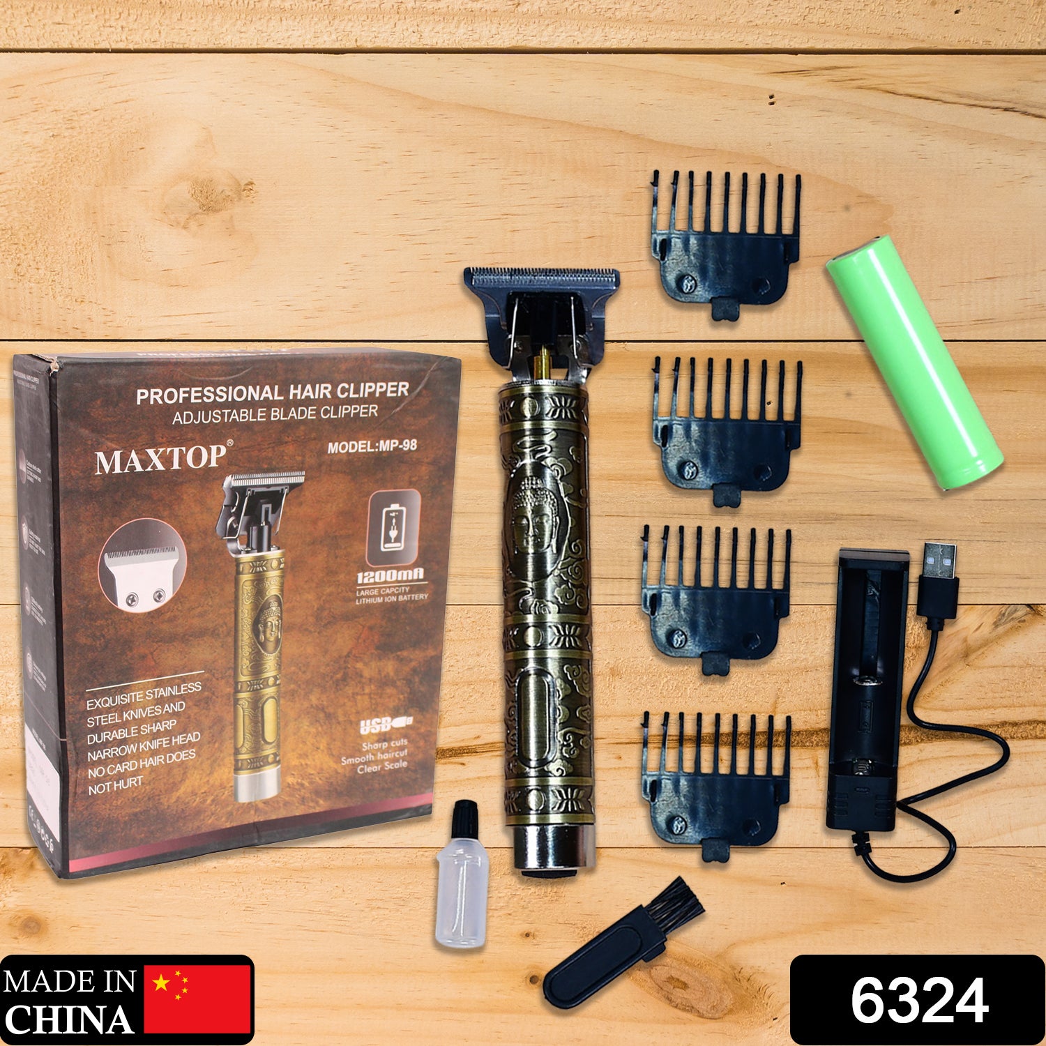 6324 Hair Trimmer For Men Hair Style Trimmer Professional Hair Clipper Adjustable Blade Clipper  Shaver For Men 6324 Hair Trimmer For Men Hair Style Trimmer Professional Hair Clipper Adjustable Blade Clipper  Shaver For Men